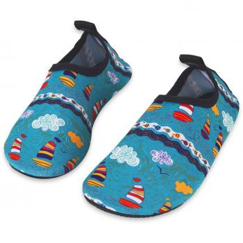 Boys Girls Barefoot Aqua Shoes