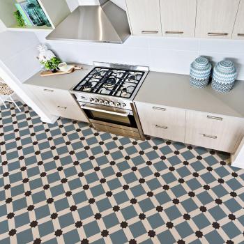 Vinilo Decorativo Suelo Vintage Oscuro 60x100cm