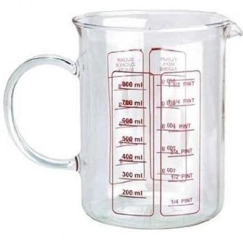 Jarra Medidora de Vidrio 0.6L