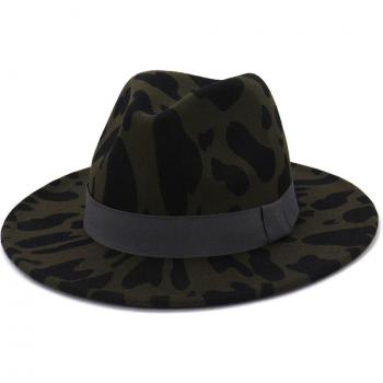 Gray & Black Square Knot Fedora