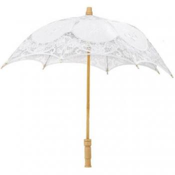 Parasol de Encaje con Forma de Flor