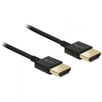 Delock Kabel HDMI A > HDMI A High Speed Ethernet 3D 4K 1,5m St./St