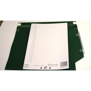 Rexel CrystalFile Lateral 330 Tab Inserts White (Pack of 34) 70676 TW70676