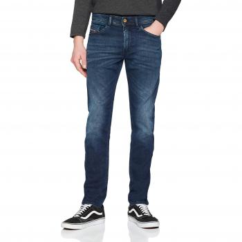Diesel Thommer L.32 Vaqueros Skinny, Azul (Denim 01), 30W x 32L para Hombre