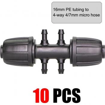 MUCIAKIE 16mm to 4/7mm 6-Ways Water Adapter
