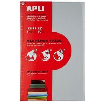 Pochette 3 couvre-livres avec rabat 300 mm