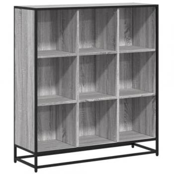 Estante Elegante 97,5x33x107,5 cm Cinza Sonoma