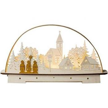 Legno Arco Luminoso Saico 1904 – Colori Vivaci, Grande