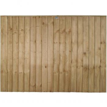 Grey Slate Effect Pressure Treated Vertical Board Fence Panel