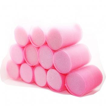 12pcs Sponge Core Hair Rollers for Sleep Curling U1101