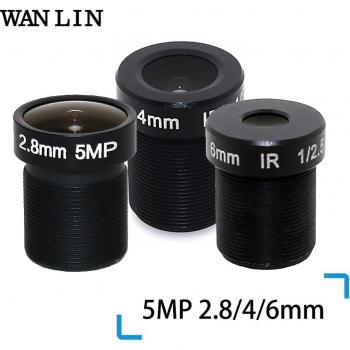 WANLIN 5MP M12 Aperture F2.0 CCTV Lens 2.8/4/6mm