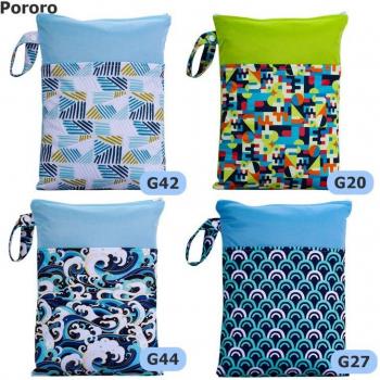Pororo Baby Diaper Wet Dry Bag Set
