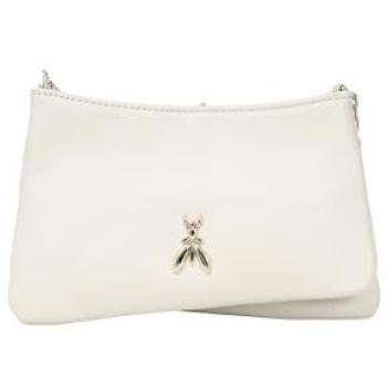 Patrizia Pepe Tris 22 cm White Leather Bag