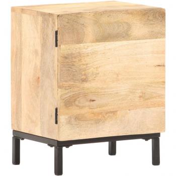 Mango Wood Bedside Table 40x30x51 cm Solid Construction