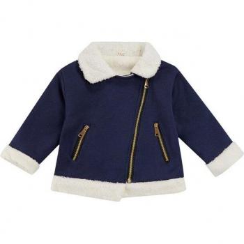 Abrigo Espeso y Cálido para Niños y Niñas (0-3 Años), Chaleco Largo con Solapa y Bolsillos