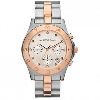 Marc Jacobs Ladies’ Blade Chrono with Dual Tone Band MBM3178