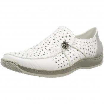 Mocassini Rieker L1766 Donna Weiss/Silver 36 EU