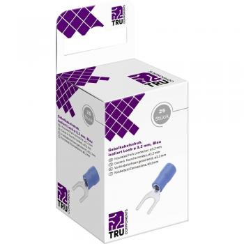 Cosse à fourche isolée bleu 1.5-2.5 mm² 25 pièces