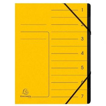 Exacompta Trieur 7 Compartiments Noir A4