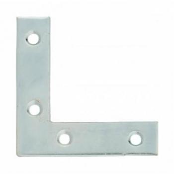 Équerre de porte 50x50x12,5mm en acier zingué