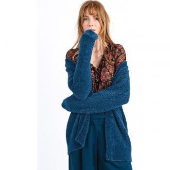 Molly Bracken Cárdigan de Punto Larga para Mujer “Brillante Comfort”