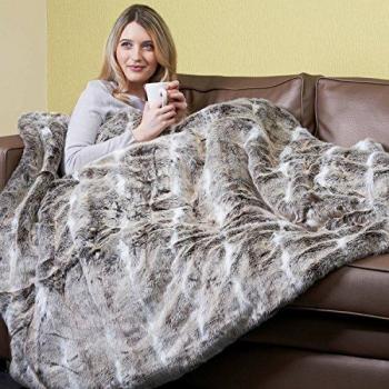 Luxury FrostWave Faux Fur Heat Wrap
