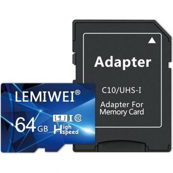 Lemiwei tarjeta TF 64GB Clase 10
