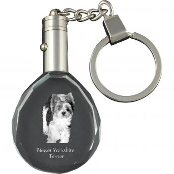 Biewer YT Dog Pendant in Crystal