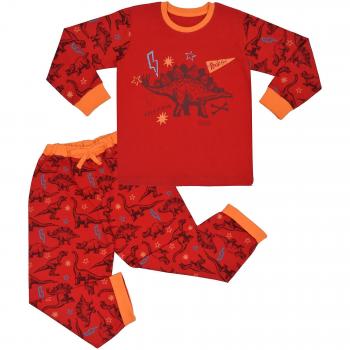 Pyjama Rouge A2Z Dino Kids 7‑8 ans Unisexe