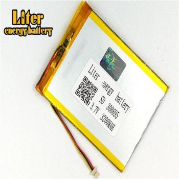 Batería de Litio 3.7V 3200mAh para Tableta con Conector de 1.0MM