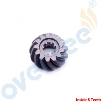 Pinion for Yamaha Outboard 9.9HP 15HP Lower Casing 6E7-45551-00 13T Outside 8T Inside