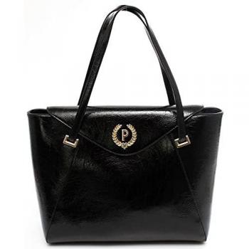 Nero Donna Borsa Crackle