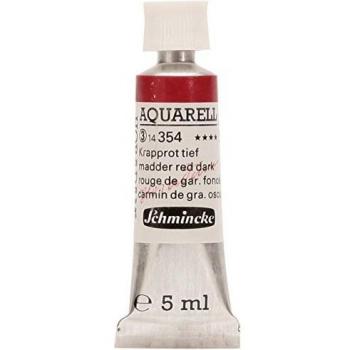 Aquarelle tube 5 ml Schmincke 354 Garance foncée