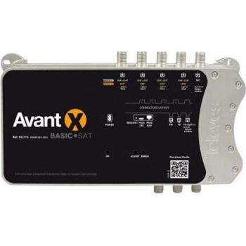 Televes Central Programable AVANT X Basic para Terrestre y Satélite con 32 Filtros Programables y Amplificación Equilibrada