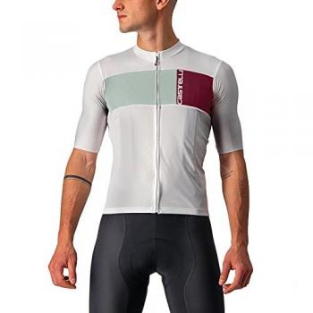 Castelli Prologo 7 Kurzarmtrikot hellgrau hellgrün