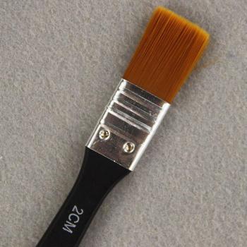 Brosse Polyart 7‑Styles – Aquarelle & Huile, nylon, nettoyage rapide