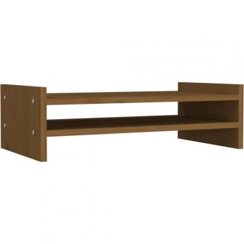 Rehausseur de moniteur marron miel 50 x 27 x 15 cm