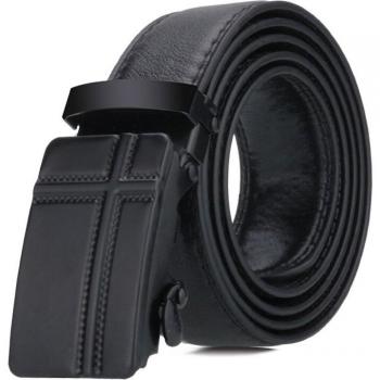 Cinturón Ejecutivo Negro con Hebilla Rápida