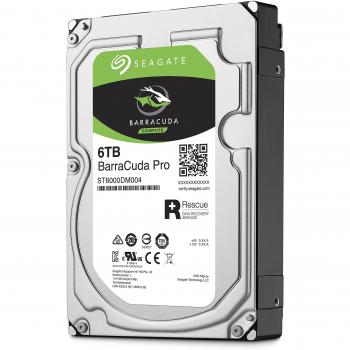 Seagate BarraCuda Pro 6 TB High Capacity 3.5 Inch SATA 6 Gb/s Internal Hard Disk Drive (HDD) with Cache of
