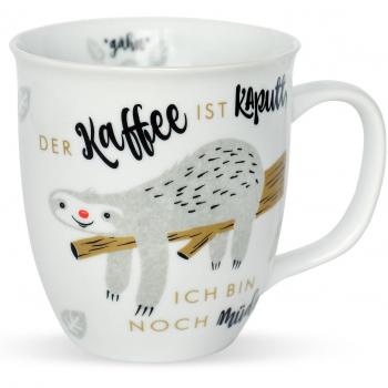 Sheepworld Tasse Faultier – „Der Kaffee ist kaputt, ich bin noch müde“