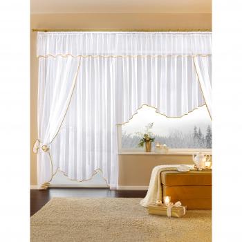 Unisex Tüllfenster „Babett“ – Universalschiene