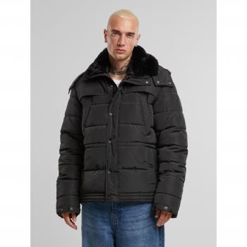 Urban Classics Steppjacke mit abnehmbarem Fellkragen