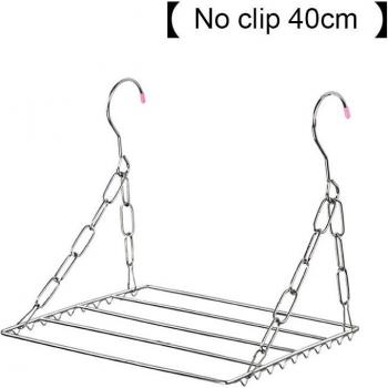 36-Peg Clothes Drying Rack with Strong Clips