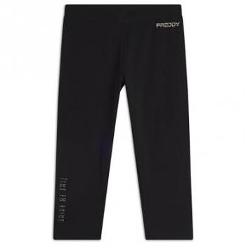 Leggings Corsaro Jery Nero Freddy con Logo Perline XS