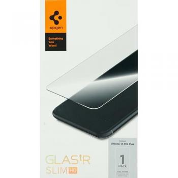 Spigen Screenprotector Full Cover Glass Apple iPhone 14 Pro Max Zwart [Retail]