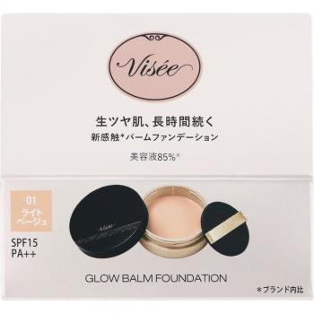 Visee Glow Balm Foundation 01 Light Beige 15g SPF15/PA++