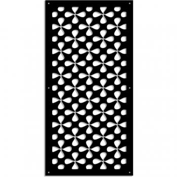 Quadrifoglio 1cm Negro – Parasol de PVC 98x198