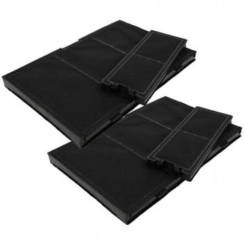 Filtro Ai Carboni Attivi (4x) per Cappe Gaggenau AW253192 / AW253172 – Vhbw