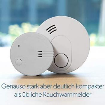 Détecteur de fumée compact Unitec, 85 dB, blanc