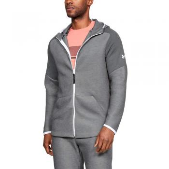 Herren-Unstoppable Move Light FZ Hoodie (Grau) MD